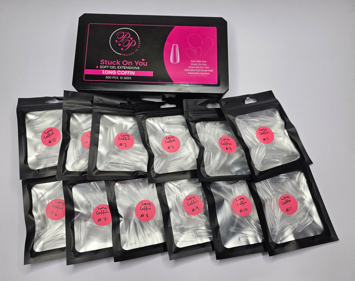 Soft Gel Tip Refills - Coffin