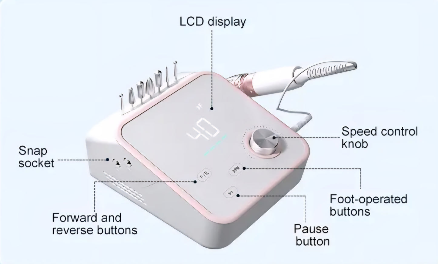 Brushless Desktop E-File