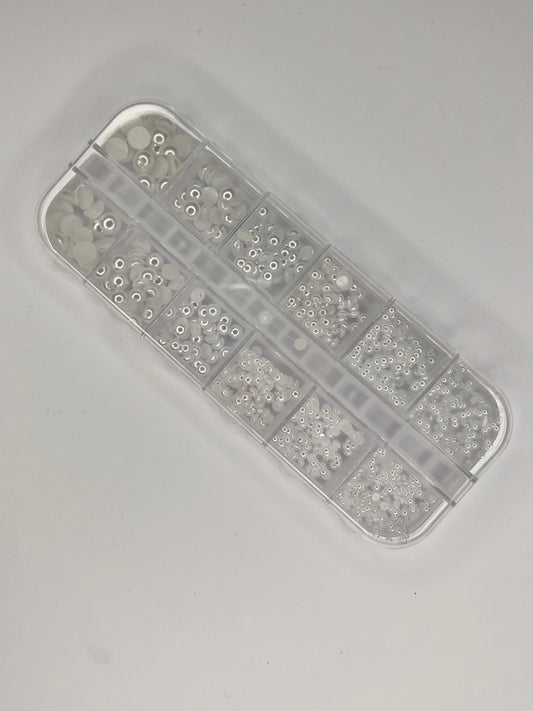 White Pearl Bling Box