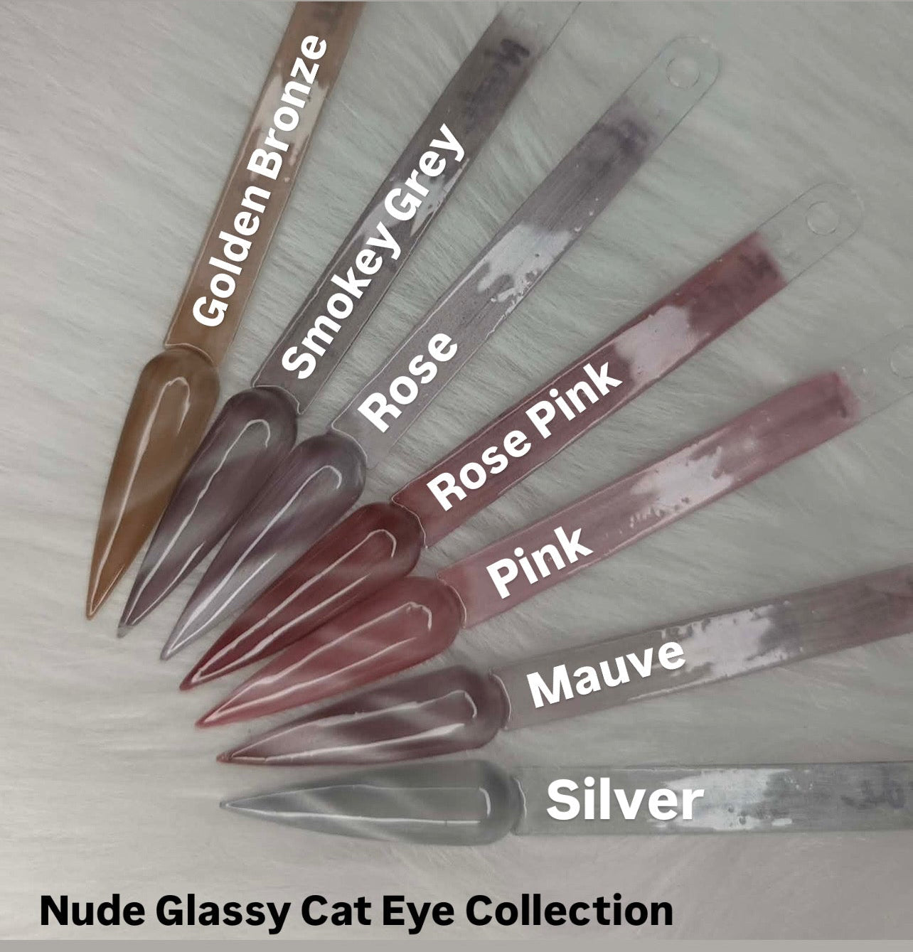 Nude Glassy Cat Eye - Golden Bronze