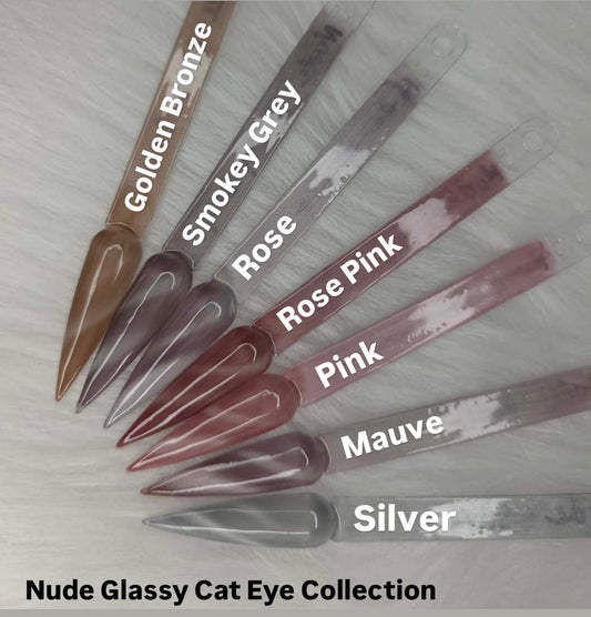 Nude Glassy Cat Eye Collection