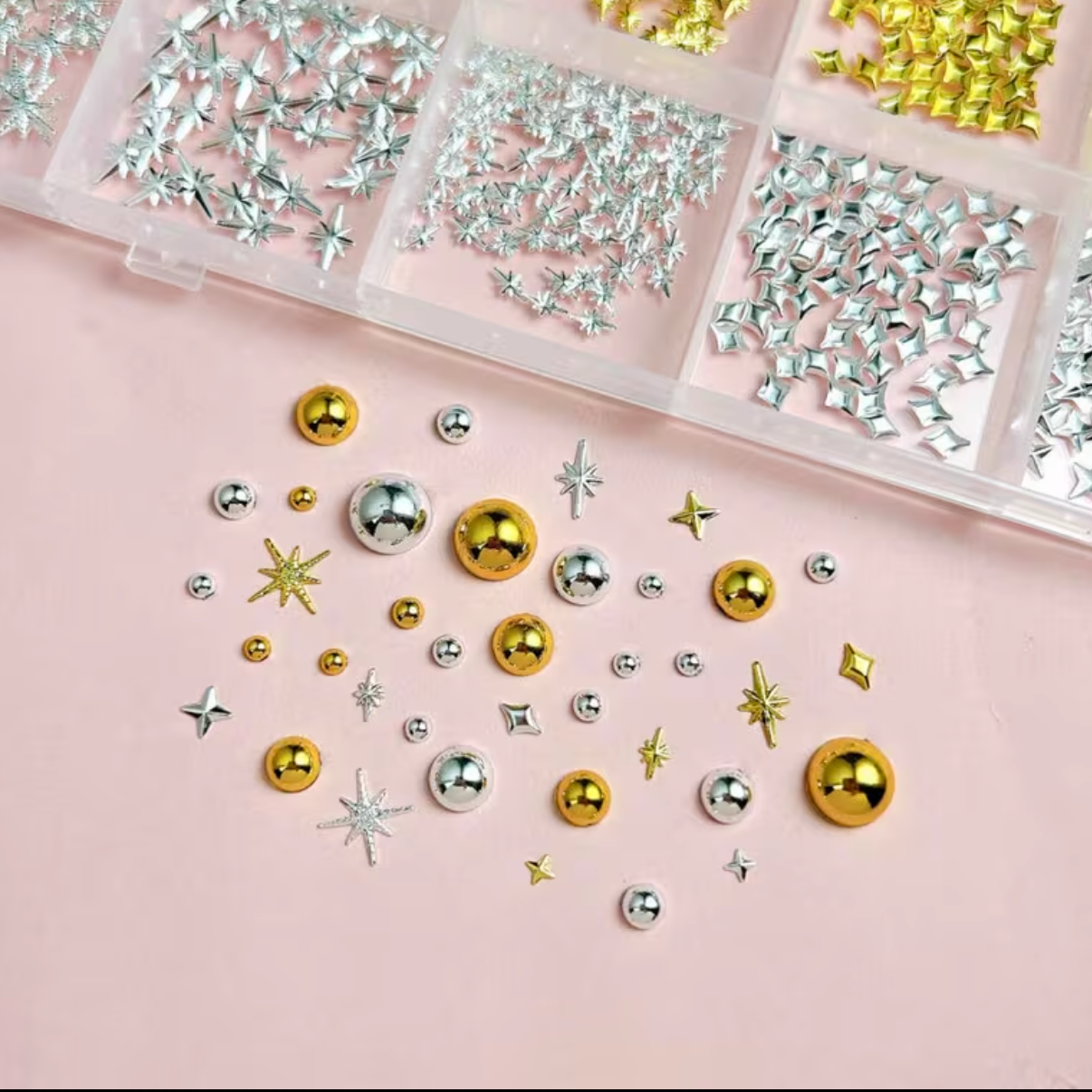 Mixed Balls/Stars Bling Box