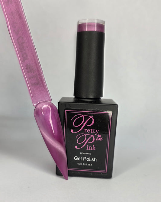 Glassy Cat Eye - Fuschia