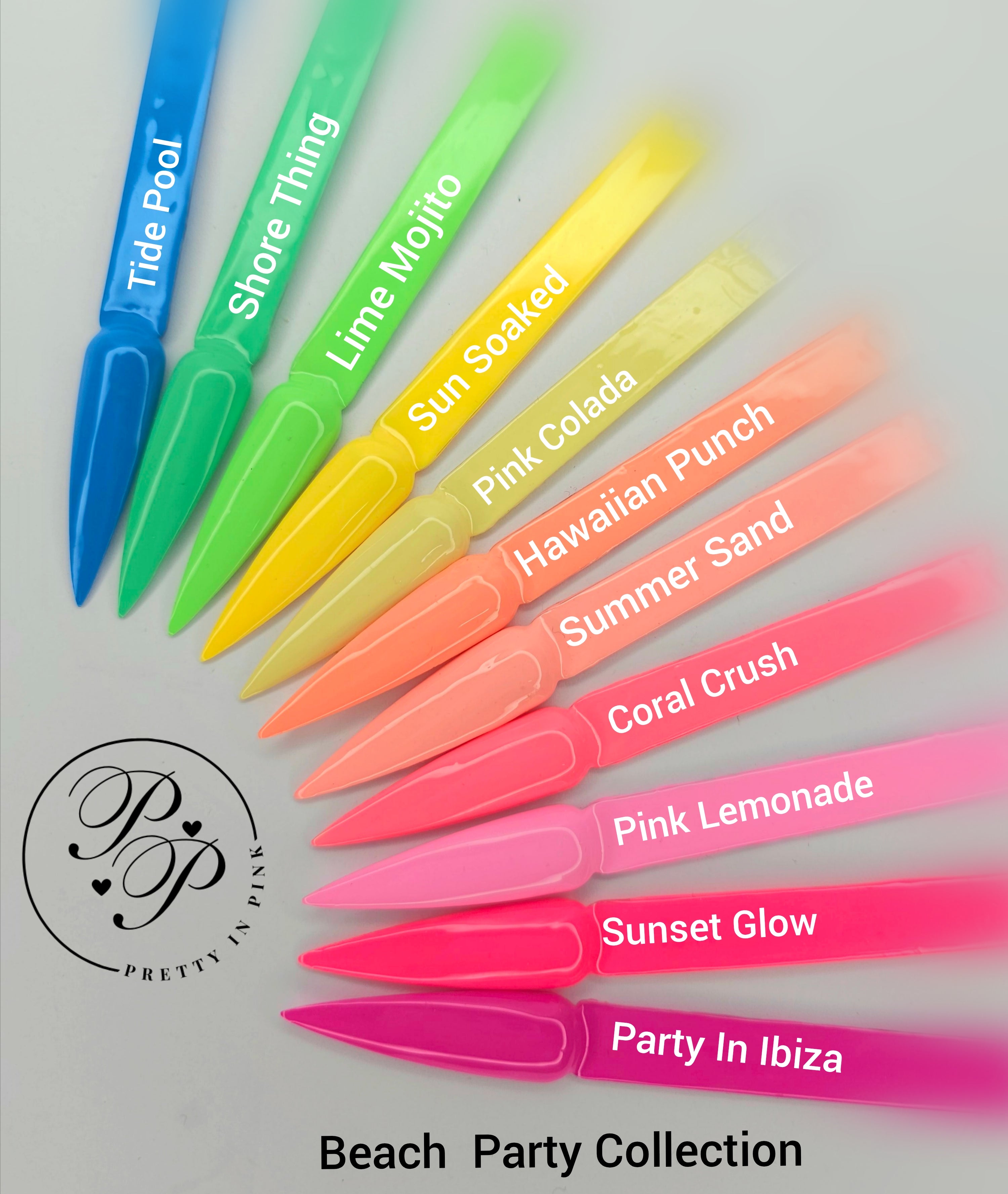 Pretty Picker Beach Party Collection – Pretty In Pink - Nail & Beauty Supplies