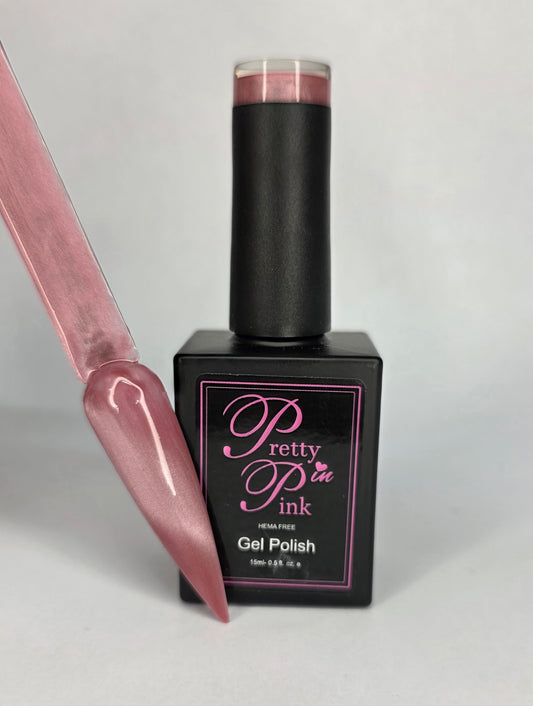 Glassy Cat Eye - Peachy Pink