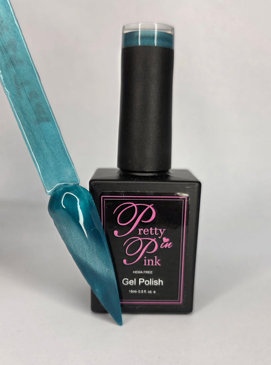Glassy Cat Eye - Teal